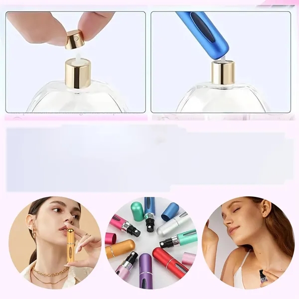 Mini Refillable Perfume Portable Atomizer Bottle - Mini Refillable Perfume Portable Atomizer Bottle - Image 5 of 17
