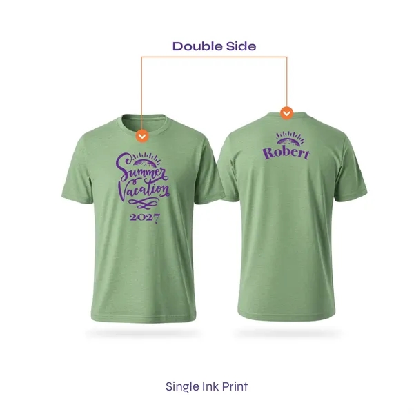 Bella Canvas T-Shirt Single Ink, Double Side - Bella Canvas T-Shirt Single Ink, Double Side - Image 1 of 10