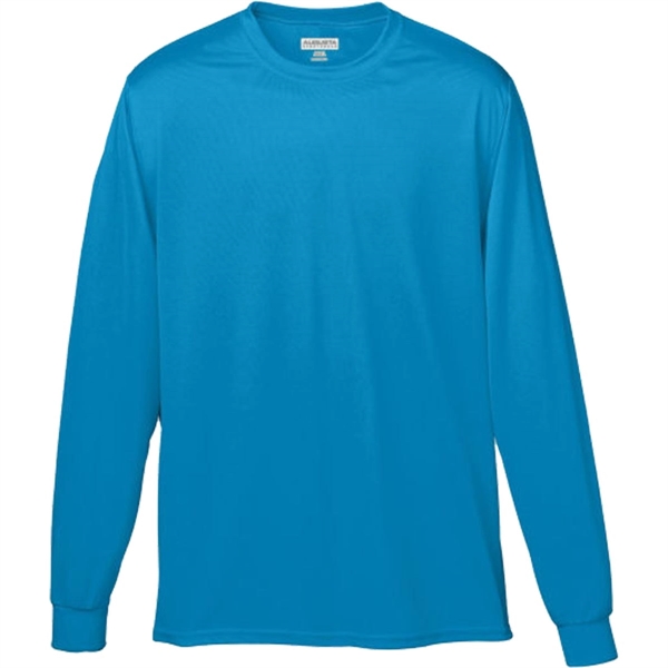 Augusta Sportswear Long Sleeve 100% Polyester Wicking Tee - Augusta Sportswear Long Sleeve 100% Polyester Wicking Tee - Image 11 of 22