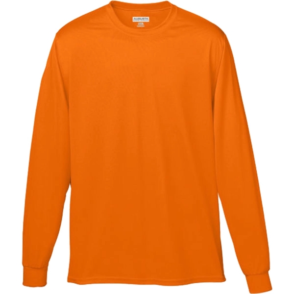 Augusta Sportswear Long Sleeve 100% Polyester Wicking Tee - Augusta Sportswear Long Sleeve 100% Polyester Wicking Tee - Image 12 of 22