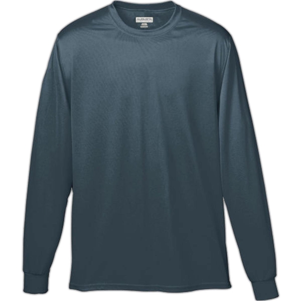 Augusta Sportswear Long Sleeve 100% Polyester Wicking Tee - Augusta Sportswear Long Sleeve 100% Polyester Wicking Tee - Image 22 of 22