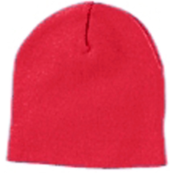Yupoong Solid Acrylic Knit Cap - Dark/All - Yupoong Solid Acrylic Knit Cap - Dark/All - Image 2 of 9