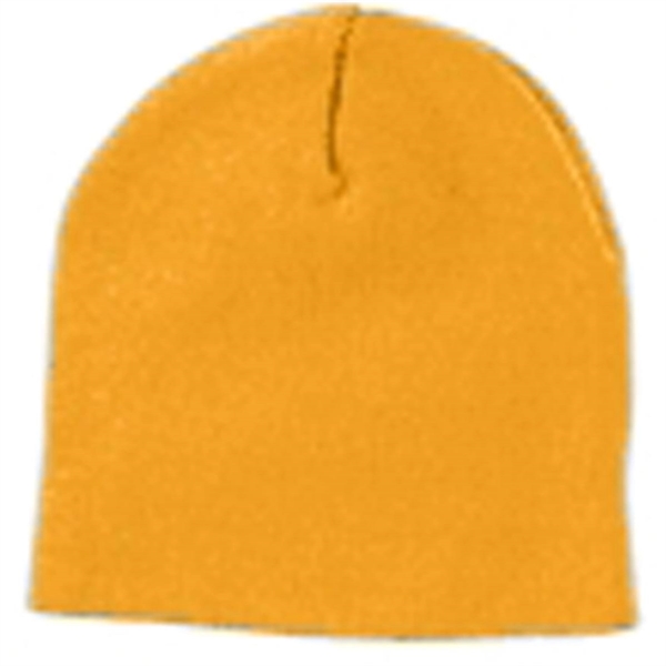 Yupoong Solid Acrylic Knit Cap - Dark/All - Yupoong Solid Acrylic Knit Cap - Dark/All - Image 8 of 9