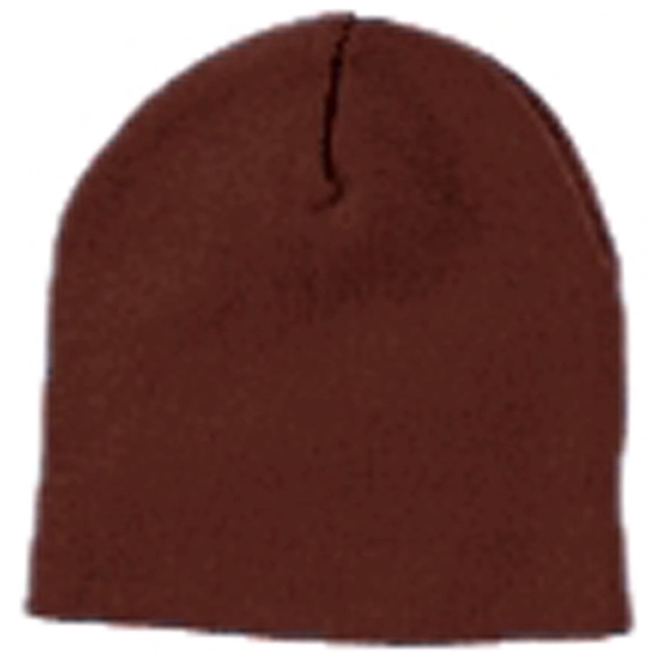 Yupoong Solid Acrylic Knit Cap - Dark/All - Yupoong Solid Acrylic Knit Cap - Dark/All - Image 9 of 9