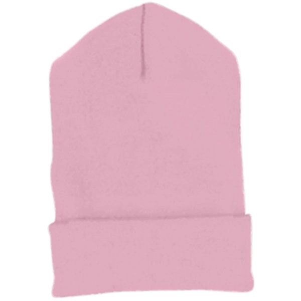 Yupoong Solid Acrylic Knit Cap With Cuffed Bottom - Dark/All - Yupoong Solid Acrylic Knit Cap With Cuffed Bottom - Dark/All - Image 3 of 13
