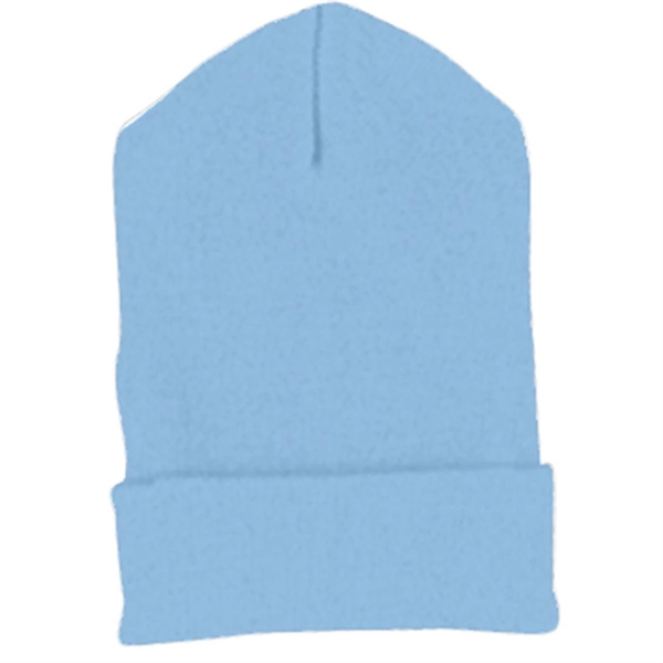 Yupoong Solid Acrylic Knit Cap With Cuffed Bottom - Dark/All - Yupoong Solid Acrylic Knit Cap With Cuffed Bottom - Dark/All - Image 10 of 13