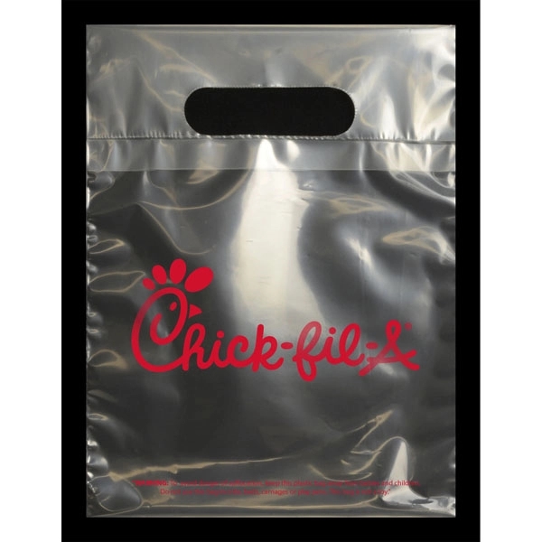 Foldover Die Cut Handle Bag - Foldover Die Cut Handle Bag - Image 1 of 1