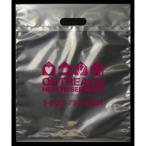 Foldover Die Cut Handle Bag - Foldover Die Cut Handle Bag - Image 1 of 1