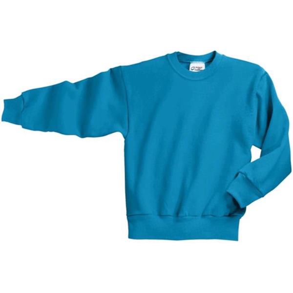 Port and Company Youth Crewneck Sweatshirt - Dark/Colors - Port and Company Youth Crewneck Sweatshirt - Dark/Colors - Image 6 of 15