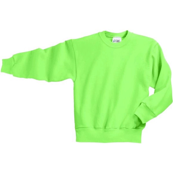 Port and Company Youth Crewneck Sweatshirt - Dark/Colors - Port and Company Youth Crewneck Sweatshirt - Dark/Colors - Image 10 of 15