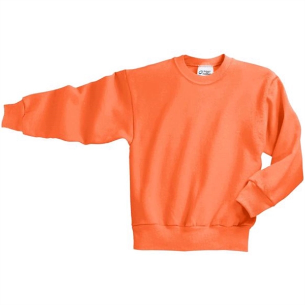 Port and Company Youth Crewneck Sweatshirt - Dark/Colors - Port and Company Youth Crewneck Sweatshirt - Dark/Colors - Image 12 of 15