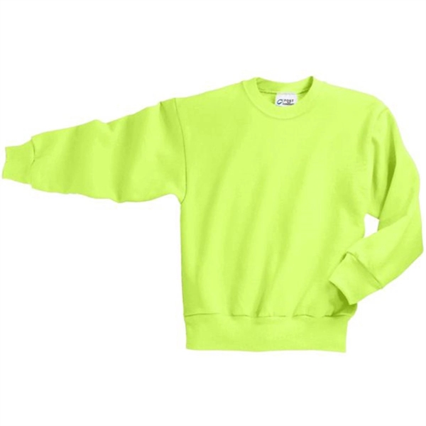 Port and Company Youth Crewneck Sweatshirt - Dark/Colors - Port and Company Youth Crewneck Sweatshirt - Dark/Colors - Image 15 of 15