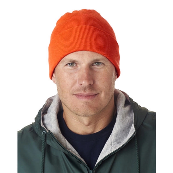 UltraClub Knit Beanie with Cuff - UltraClub Knit Beanie with Cuff - Image 4 of 13
