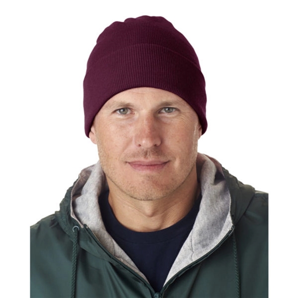 UltraClub Knit Beanie with Cuff - UltraClub Knit Beanie with Cuff - Image 5 of 13