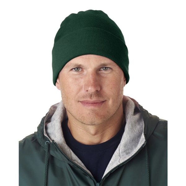 UltraClub Knit Beanie with Cuff - UltraClub Knit Beanie with Cuff - Image 6 of 13