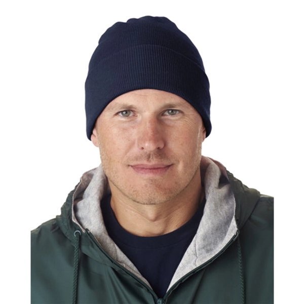 UltraClub Knit Beanie with Cuff - UltraClub Knit Beanie with Cuff - Image 8 of 13