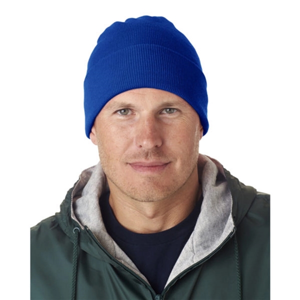 UltraClub Knit Beanie with Cuff - UltraClub Knit Beanie with Cuff - Image 10 of 13