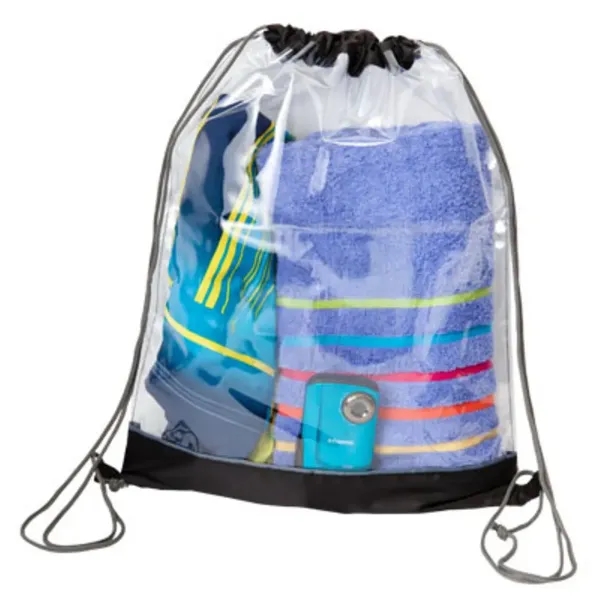 Transparent Drawstring Bag - Transparent Drawstring Bag - Image 2 of 6