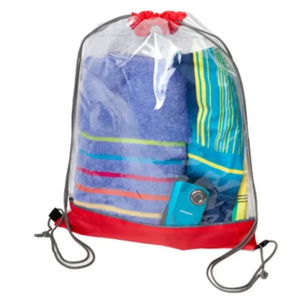 Transparent Drawstring Bag - Transparent Drawstring Bag - Image 6 of 6