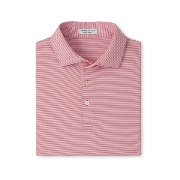 Peter Millar Men's Jubilee Striped Polo - Peter Millar Men's Jubilee Striped Polo - Image 4 of 5