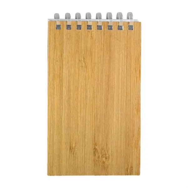 3" X 5" Bamboo Spiral Notebook - 3" X 5" Bamboo Spiral Notebook - Image 1 of 3