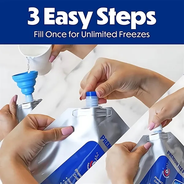 Reusable Ice Packs - Long-Lasting Cold for Coolers & Outdoor - Reusable Ice Packs - Long-Lasting Cold for Coolers & Outdoor - Image 2 of 5