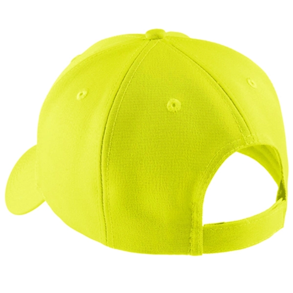 Port Authority Solid Safety Cap - Dark/All - Port Authority Solid Safety Cap - Dark/All - Image 4 of 5