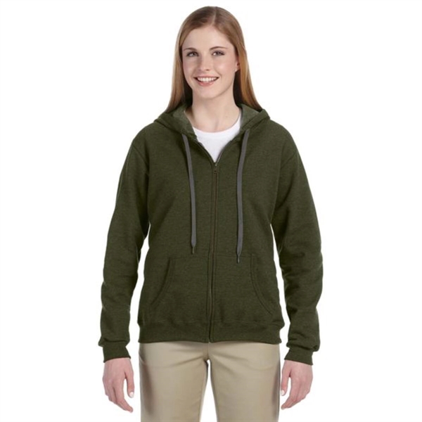 Gildan Heavy Blend Ladies 8oz. Vintage Classic Full Zip Hood - Gildan Heavy Blend Ladies 8oz. Vintage Classic Full Zip Hood - Image 2 of 7