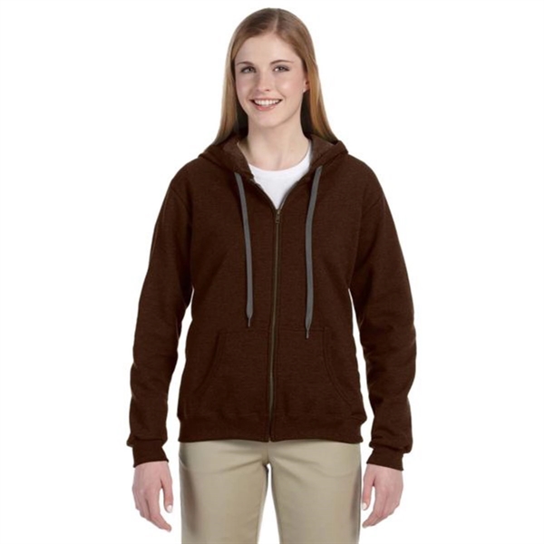 Gildan Heavy Blend Ladies 8oz. Vintage Classic Full Zip Hood - Gildan Heavy Blend Ladies 8oz. Vintage Classic Full Zip Hood - Image 3 of 7