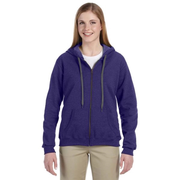 Gildan Heavy Blend Ladies 8oz. Vintage Classic Full Zip Hood - Gildan Heavy Blend Ladies 8oz. Vintage Classic Full Zip Hood - Image 5 of 7