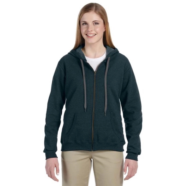 Gildan Heavy Blend Ladies 8oz. Vintage Classic Full Zip Hood - Gildan Heavy Blend Ladies 8oz. Vintage Classic Full Zip Hood - Image 6 of 7