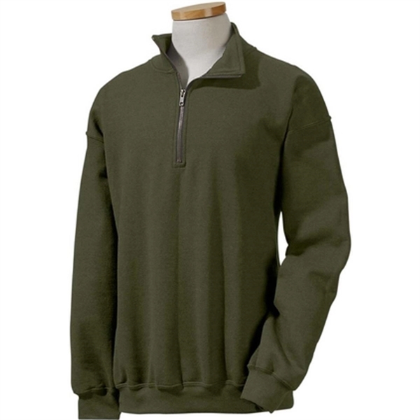Gildan Heavy Blend 8 oz. Quarter-Zip Cadet Collar Sweatshirt - Gildan Heavy Blend 8 oz. Quarter-Zip Cadet Collar Sweatshirt - Image 1 of 5