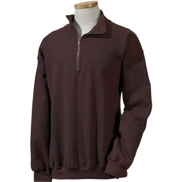 Gildan Heavy Blend 8 oz. Quarter-Zip Cadet Collar Sweatshirt - Gildan Heavy Blend 8 oz. Quarter-Zip Cadet Collar Sweatshirt - Image 3 of 5