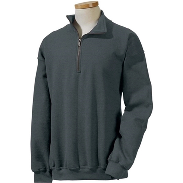 Gildan Heavy Blend 8 oz. Quarter-Zip Cadet Collar Sweatshirt - Gildan Heavy Blend 8 oz. Quarter-Zip Cadet Collar Sweatshirt - Image 5 of 5
