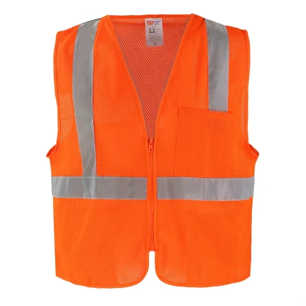 Safety Brite HI VISIBILITY MESH SAFETY VEST - Safety Brite HI VISIBILITY MESH SAFETY VEST - Image 2 of 3