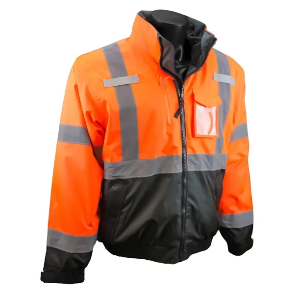 Radians Three-in-One Deluxe Hi Vis Bomber Jacket - Radians Three-in-One Deluxe Hi Vis Bomber Jacket - Image 4 of 5
