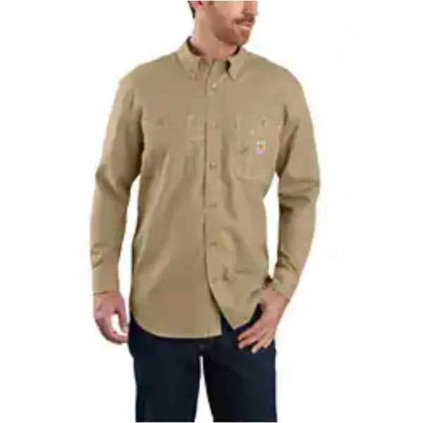 Carhartt Mens FR Force Loose Fit Lightweight Shirt - Carhartt Mens FR Force Loose Fit Lightweight Shirt - Image 4 of 4