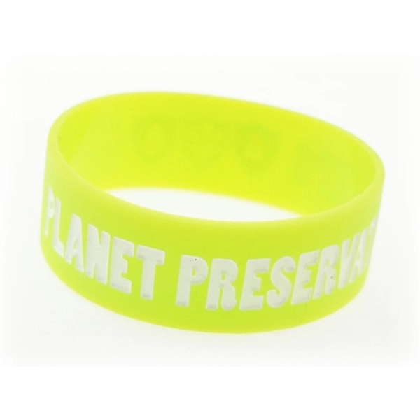 Broad Recycled Silicone Wrist Band - Broad Recycled Silicone Wrist Band - Image 4 of 4