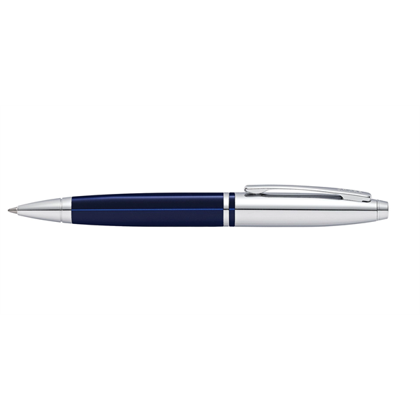 Cross Calais Chrome and Blue Ballpoint Pen - Cross Calais Chrome and Blue Ballpoint Pen - Image 0 of 2