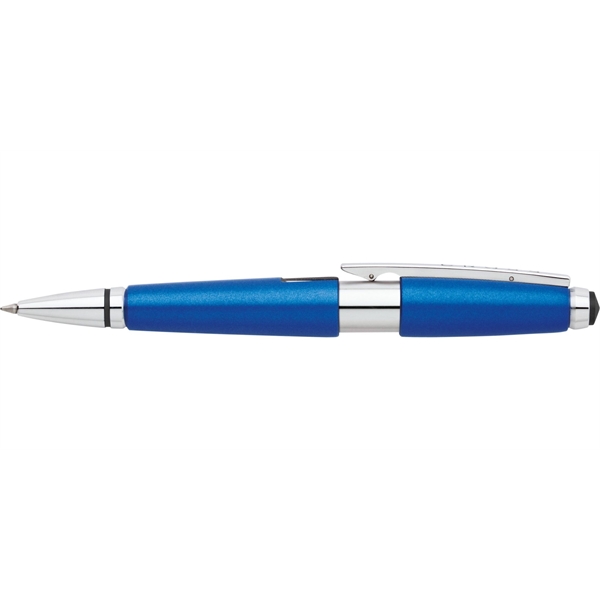 Edge Nitro Blue Gel Ink Pen With Chrome Plated appointments - Edge Nitro Blue Gel Ink Pen With Chrome Plated appointments - Image 0 of 5