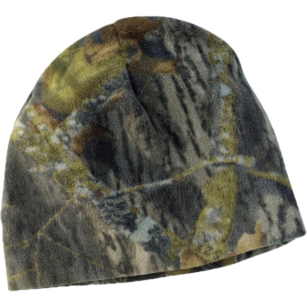 Port Authority Mossy Oak Fleece Beanie - Dark/All - Port Authority Mossy Oak Fleece Beanie - Dark/All - Image 1 of 4