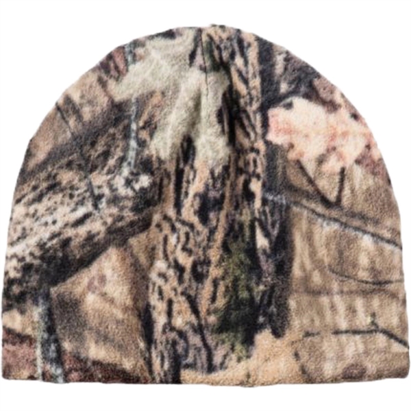 Port Authority Mossy Oak Fleece Beanie - Dark/All - Port Authority Mossy Oak Fleece Beanie - Dark/All - Image 4 of 4