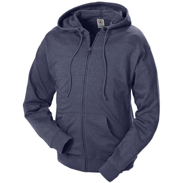 Delta Adult Unisex French Terry Fleece Zip Hoodie - Delta Adult Unisex French Terry Fleece Zip Hoodie - Image 2 of 9