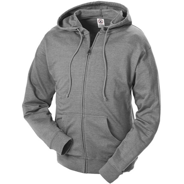 Delta Adult Unisex French Terry Fleece Zip Hoodie - Delta Adult Unisex French Terry Fleece Zip Hoodie - Image 3 of 9