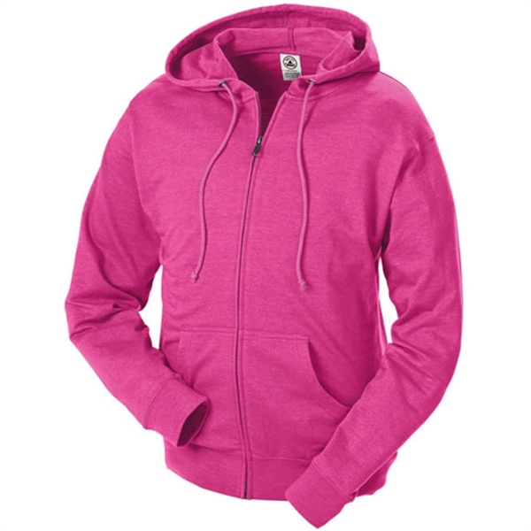 Delta Adult Unisex French Terry Fleece Zip Hoodie - Delta Adult Unisex French Terry Fleece Zip Hoodie - Image 4 of 9