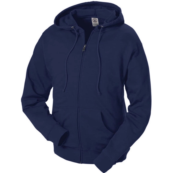 Delta Adult Unisex French Terry Fleece Zip Hoodie - Delta Adult Unisex French Terry Fleece Zip Hoodie - Image 6 of 9
