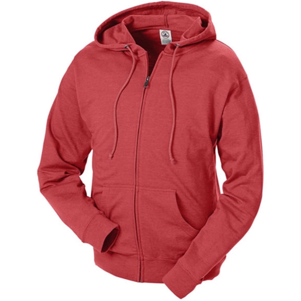 Delta Adult Unisex French Terry Fleece Zip Hoodie - Delta Adult Unisex French Terry Fleece Zip Hoodie - Image 8 of 9