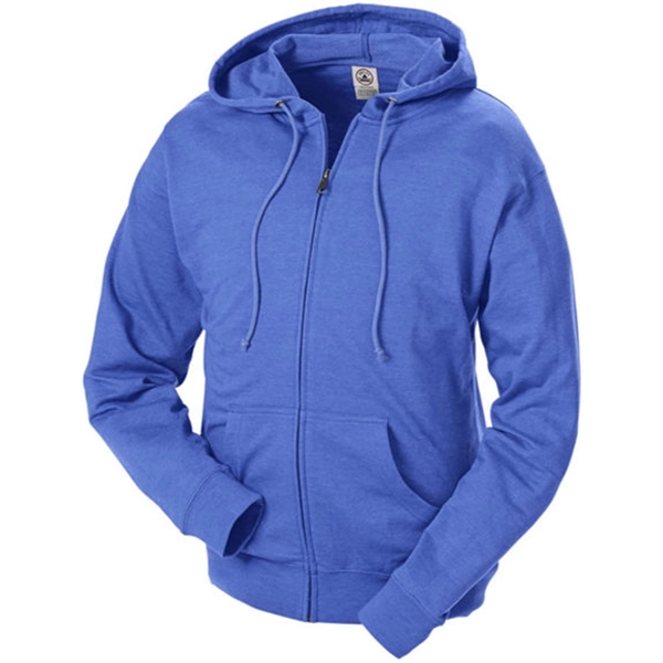 Delta Adult Unisex French Terry Fleece Zip Hoodie - Delta Adult Unisex French Terry Fleece Zip Hoodie - Image 9 of 9