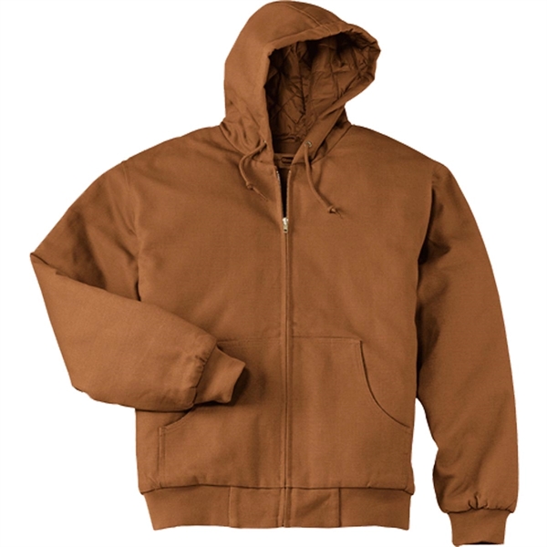 CornerStone Heavyweight Full-Zip Hooded Sweatshirt - CornerStone Heavyweight Full-Zip Hooded Sweatshirt - Image 3 of 4