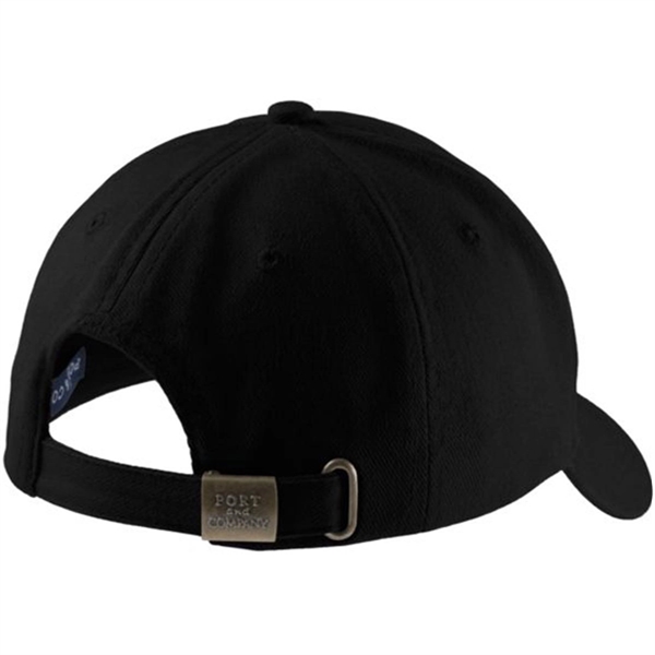 Port and Company Brushed Twill Cap - Dark/All - Port and Company Brushed Twill Cap - Dark/All - Image 2 of 13